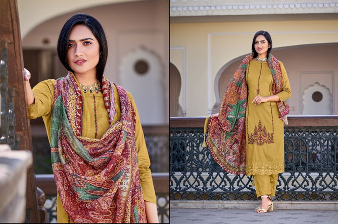 Hermitage Elahe Heavy Casual Wear Printed Wholesale Dress Material Catalog